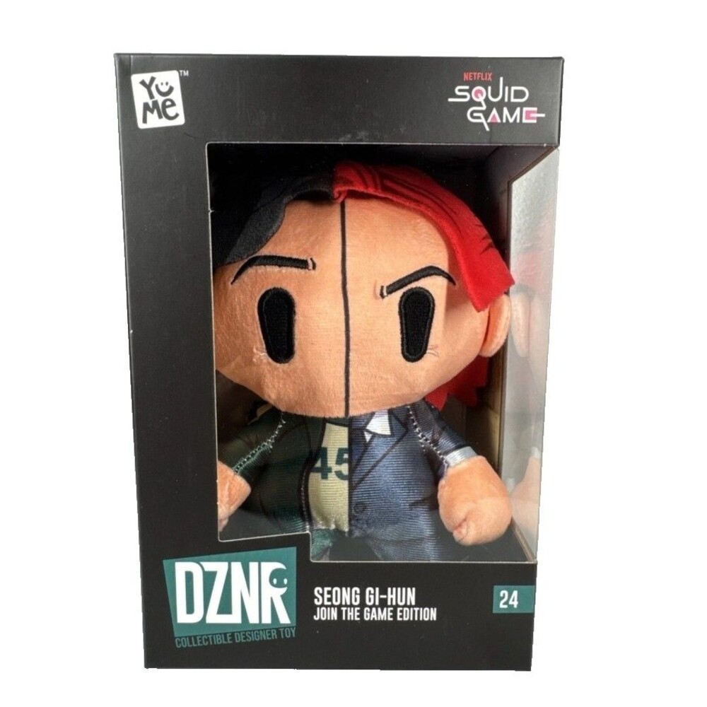 YuMe SQUID GAME 7in DZNR Collectible Plush SEONG GI-HUN Join The Game Edition